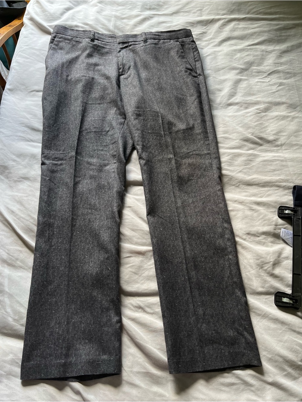 Kenneth Cole Charcoal Gray Dress Pants - Straight Leg